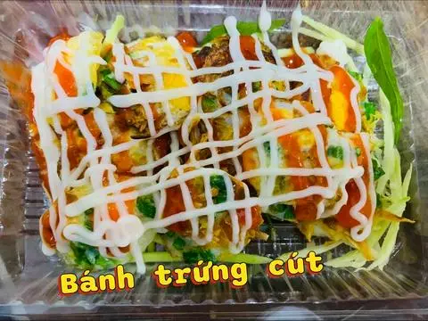 Hình ảnh Bánh Trứng Cút Xèo Xèo