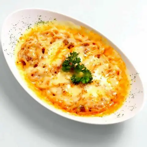 Hình ảnh Mỳ Ý phô mai đút lò