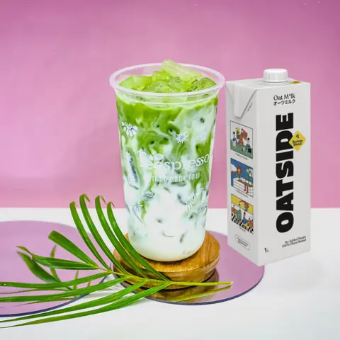 Hình ảnh Matcha Latte Oatside sữa Yến Mạch