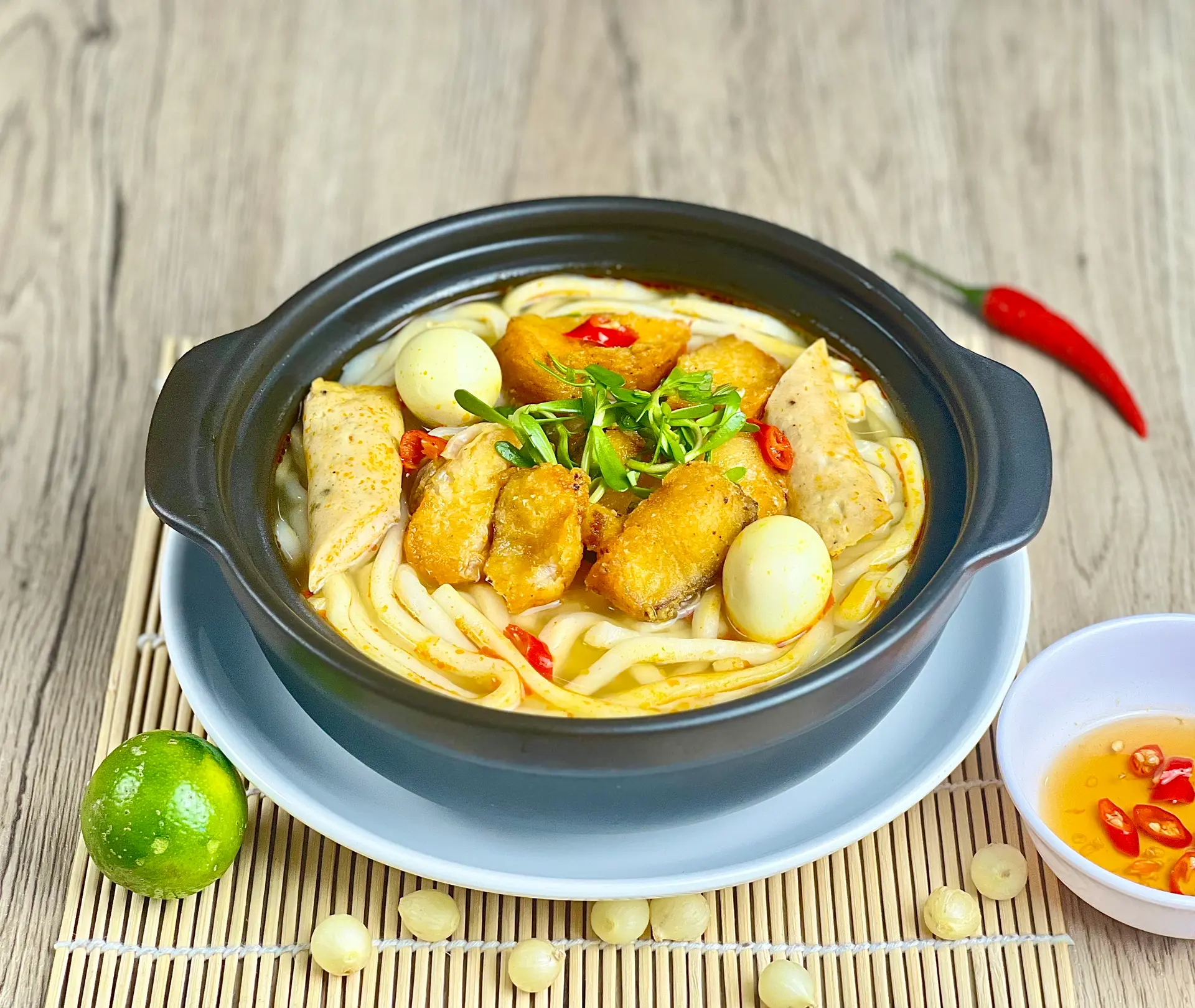 Hình ảnh Bánh Canh Cá Lóc Chiên [ Nên Thử ]