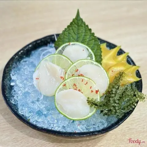 Hình ảnh Sashimi sò điệp