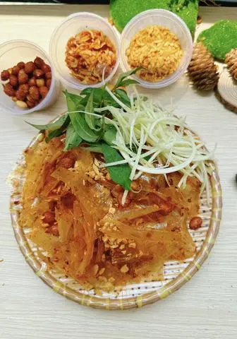 Hình ảnh Bánh Tráng Dẻo Sate (Chay ) / Trộn Sẳn