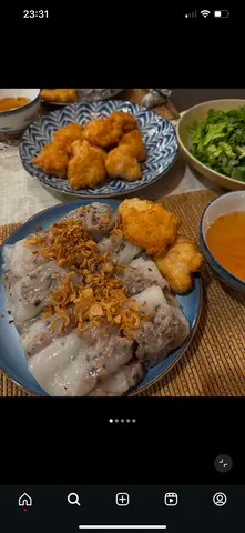 Hình ảnh Bánh cuốn chả mực