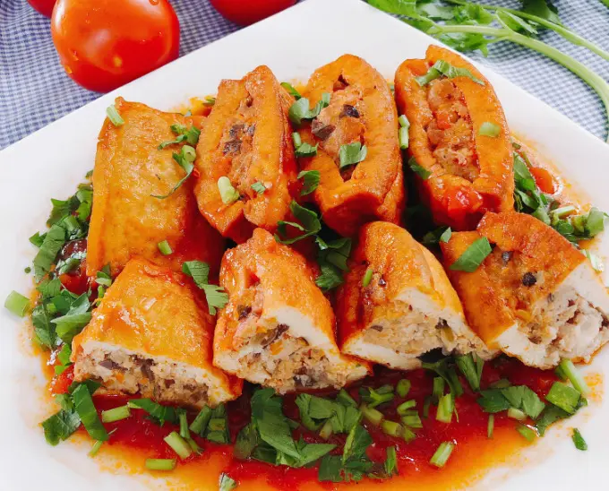 Hình ảnh Đậu hủ nhồi thịt thêm/ miếng