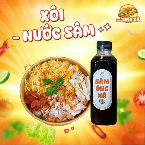 Hình ảnh 1 Xôi Mặn + 1 Nước Tự Chọn