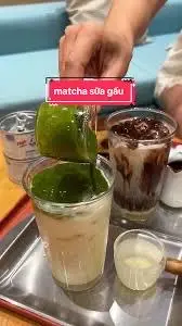 Hình ảnh MATCHA sữa Gấu