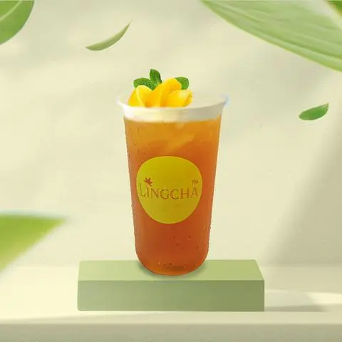 Hình ảnh Lục Trà Đào Machiato M