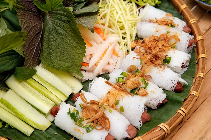 Hình ảnh Bánh Hỏi Nem Nướng 