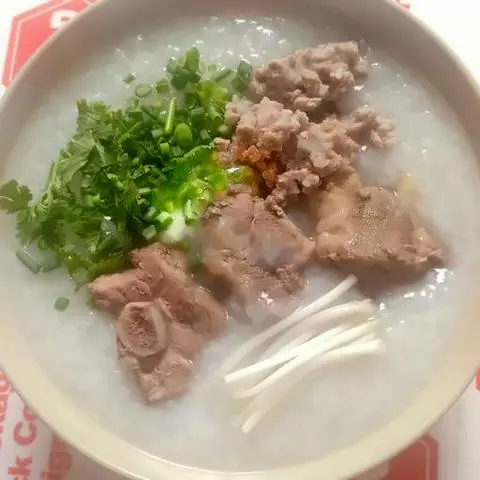 Hình ảnh Cháo sườn , thit bằm