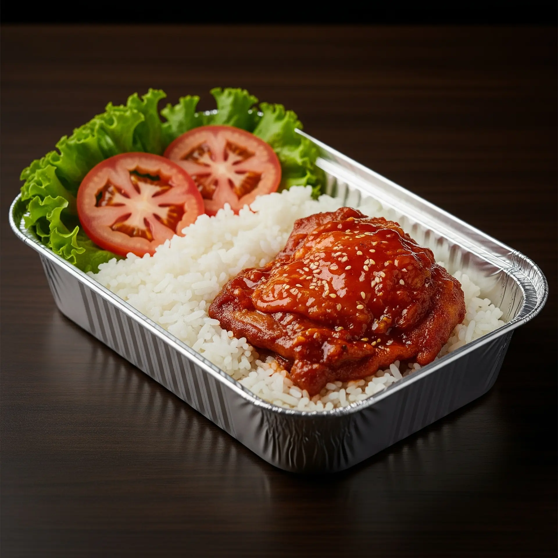 Hình ảnh Cơm Gà Quay Xốt Lava