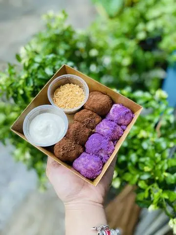 Hình ảnh Mochi mix (khoai môn+ cacao)