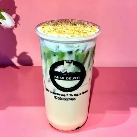 Hình ảnh Trà sữa matcha kem trứng dừa nướng (M)