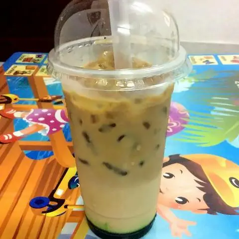 Hình ảnh Trà sữa cà phê bạc hà size L