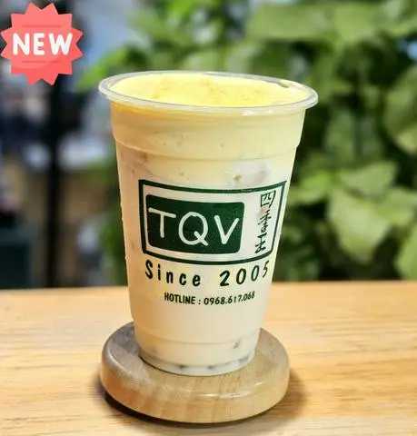 Hình ảnh Trà Sữa Kem Trứng Vụn Trứng Muối