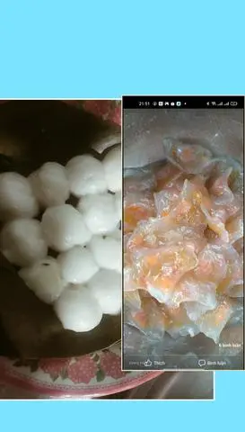 Hình ảnh bánh bột lọc + ít trần 