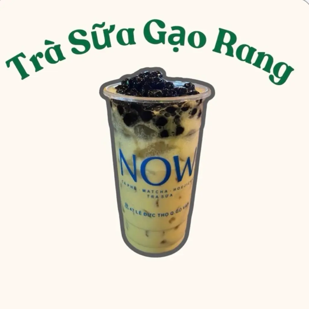 Hình ảnh Trà Sữa Gạo Rang