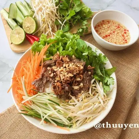 Hình ảnh bun xao bo