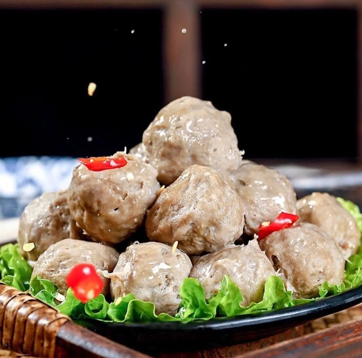 Hình ảnh Thịt viên( 2 viên) 