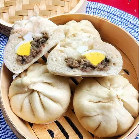 Hình ảnh Bánh bao nhân thịt 