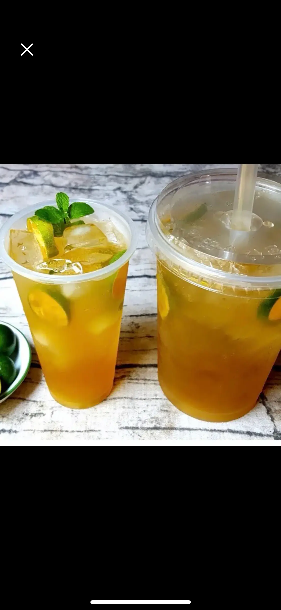 Hình ảnh trà tắc nha đam ly 700ml