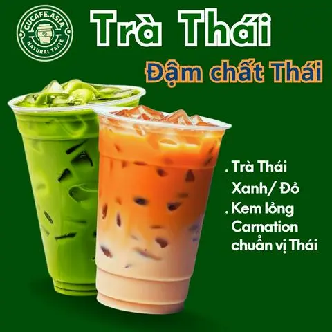 Hình ảnh Gucafe - Trà Thái Xanh / Trà Thái Đỏ