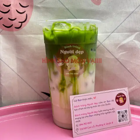Hình ảnh Matcha sữa gấu
