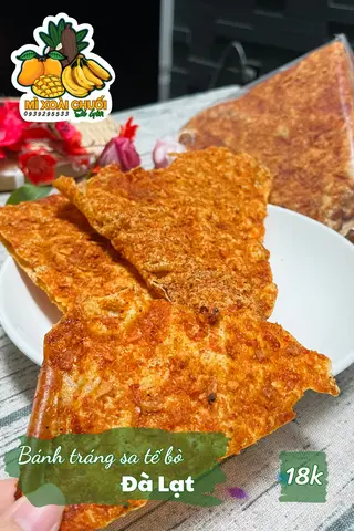 Hình ảnh Bánh tráng sa tế bò Đà Lạt