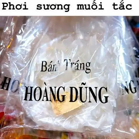 Hình ảnh Bánh phơi sương muối tắc