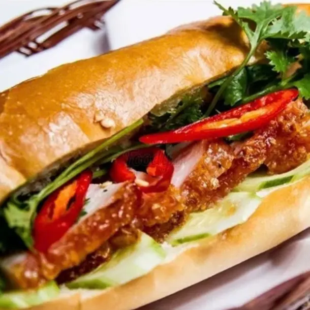 Hình ảnh Bánh mì heo quay