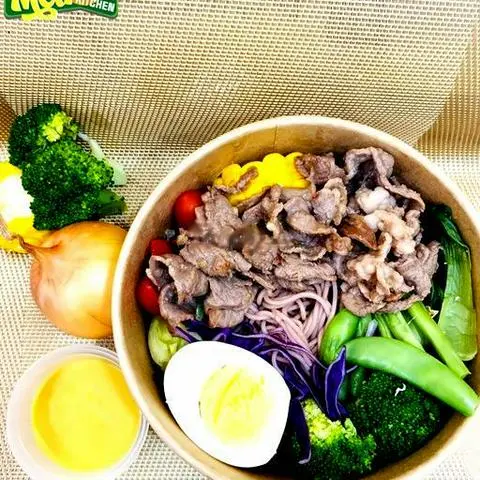 Hình ảnh Bún gạo lứt bò mỹ teriyaki