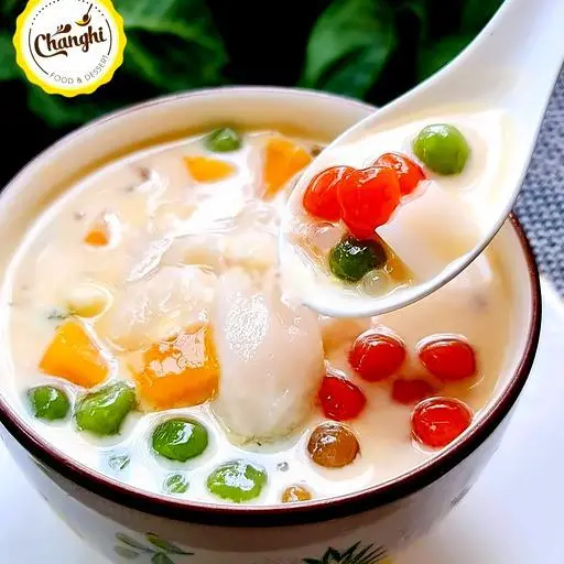 Hình ảnh Chè xoài uyên ương mãng cầu