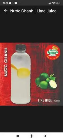 Hình ảnh Nước Chanh | Lime Juice 
