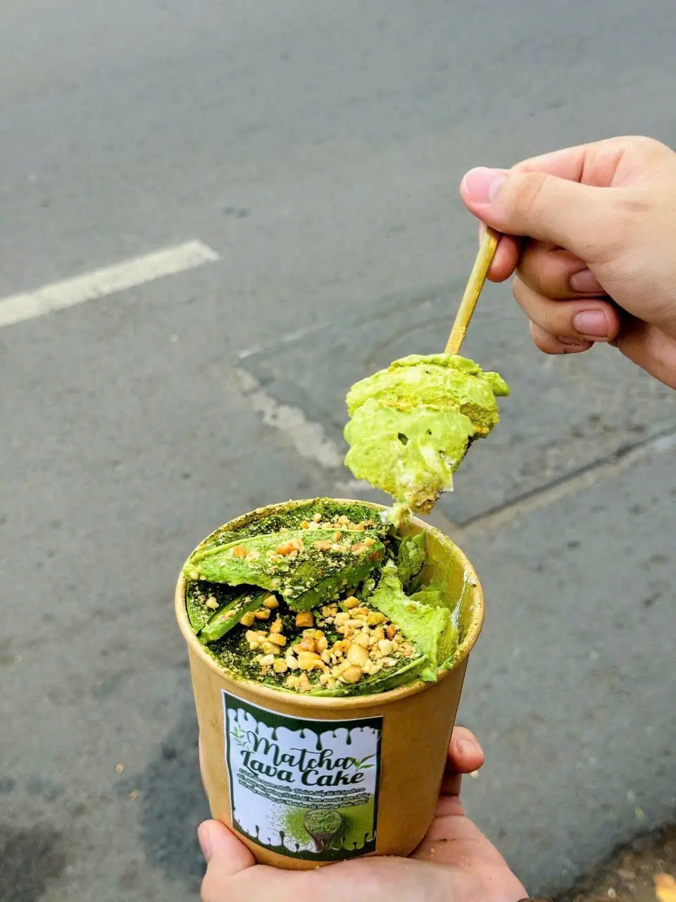 Hình ảnh Matchalava cake 95k