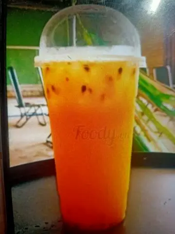 Hình ảnh trà đào chanh dây tươi 