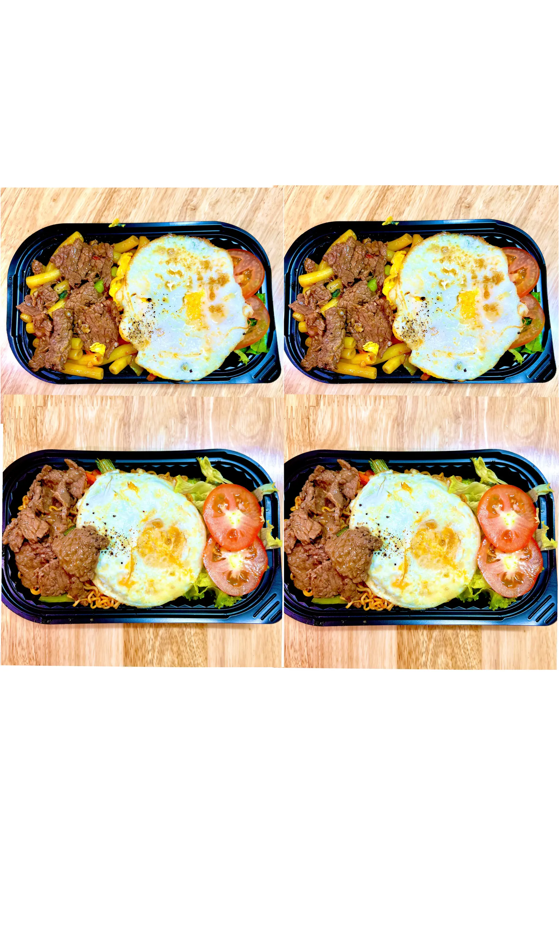 Hình ảnh COMBO 4 NGƯỜI (2 MÌ BÒ TRỨNG & 2 NUI BÒ TRỨNG)