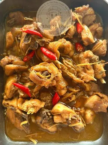 Hình ảnh Gà ta kho gừng