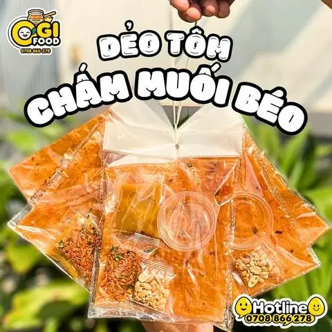 Hình ảnh Dẻo Tôm Chấm Muối Béo
