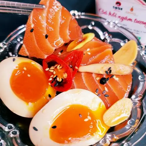 Hình ảnh Soysauce Salmon - Cá Hồi Ngâm Tương