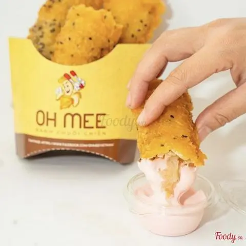 Hình ảnh Bánh Chuối Chiên Sốt Dâu