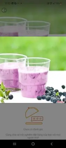 Hình ảnh sữa chua uống yakun mix Việt quất