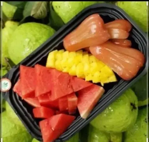 Hình ảnh xoài mận thơm + muối tôm 