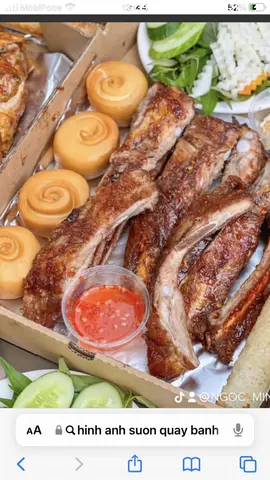 Hình ảnh sườn quay bánh bao 
