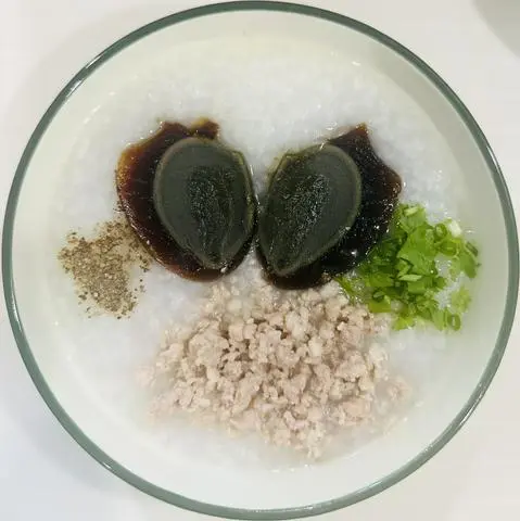 Hình ảnh  Cháo trứng bắc thảo
