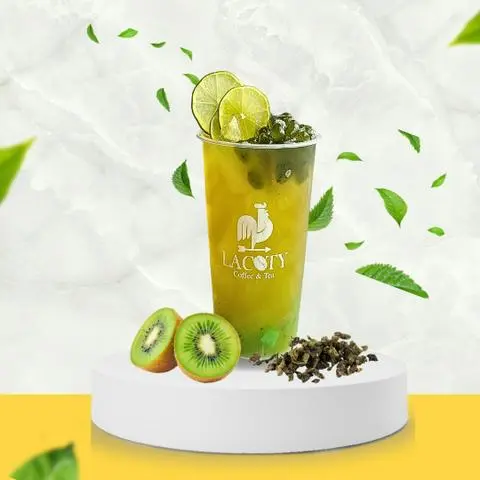 Hình ảnh Trà Olong Kiwi Dưa Lưới