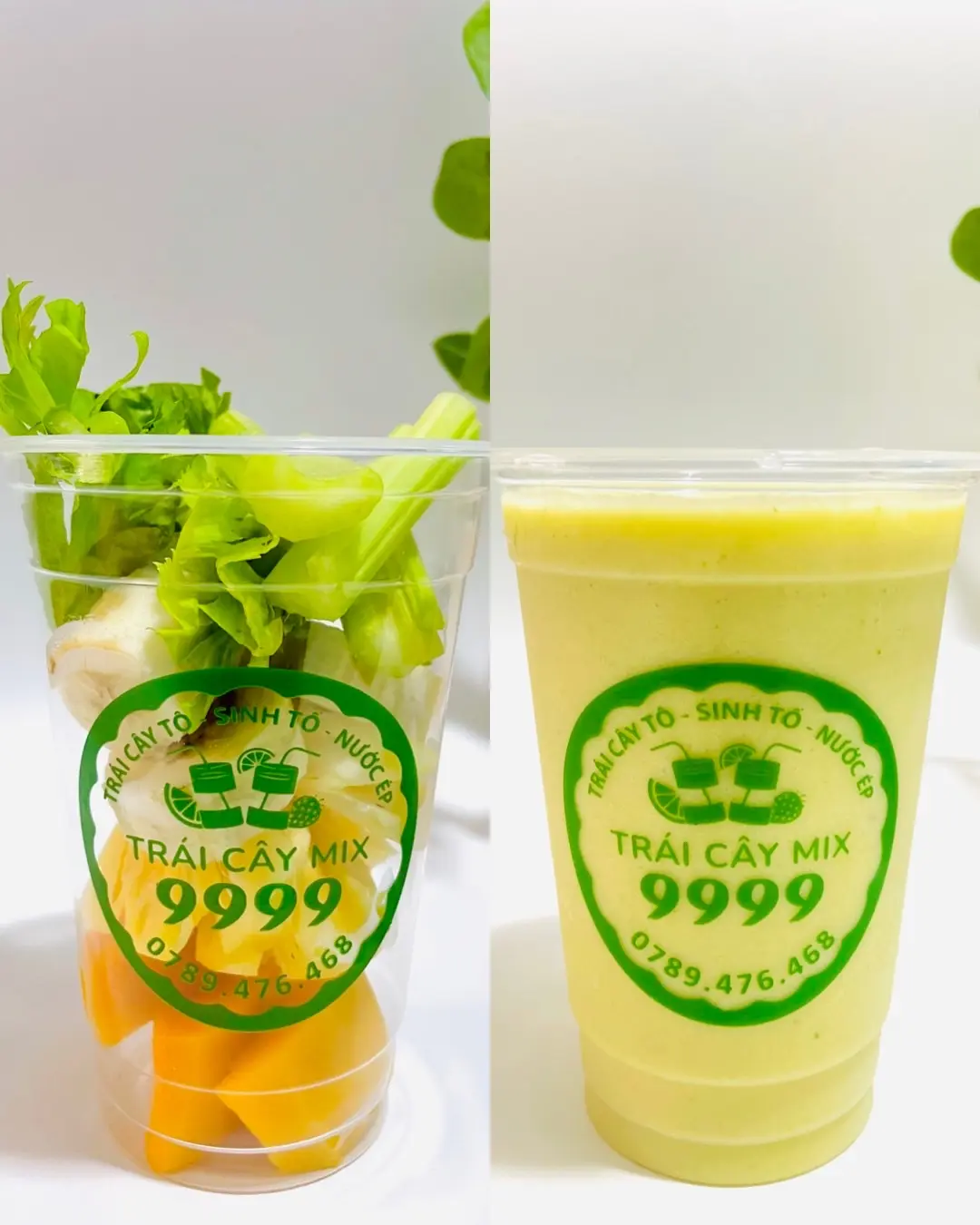 Hình ảnh [S1] Cần tây+Chuối Xoài 