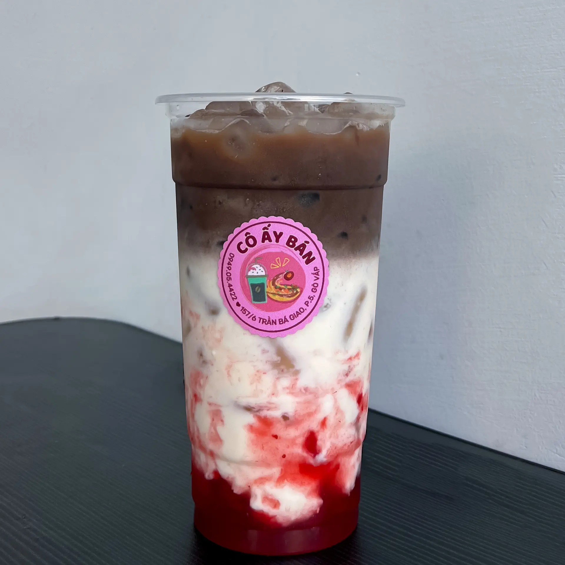 Hình ảnh CaCao Latte Dâu 