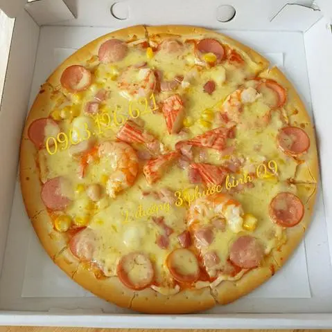 Hình ảnh Pizza Thập Cẩm Phô Mai. 22cm