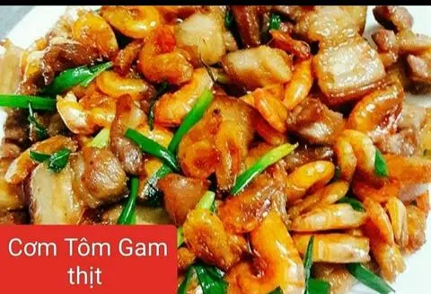 Hình ảnh Cơm Tôm Ram Thịt 
