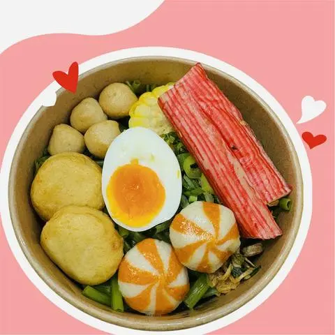 Hình ảnh Bún/ Mì Thái Topping viên