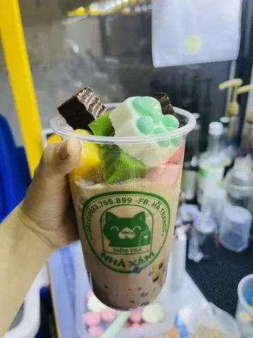 Hình ảnh Trà Sữa Gạo Rang fulltopping